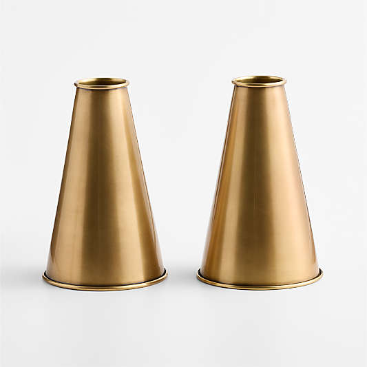 Everton Real Brass Wall Sconce Shades Set of 2