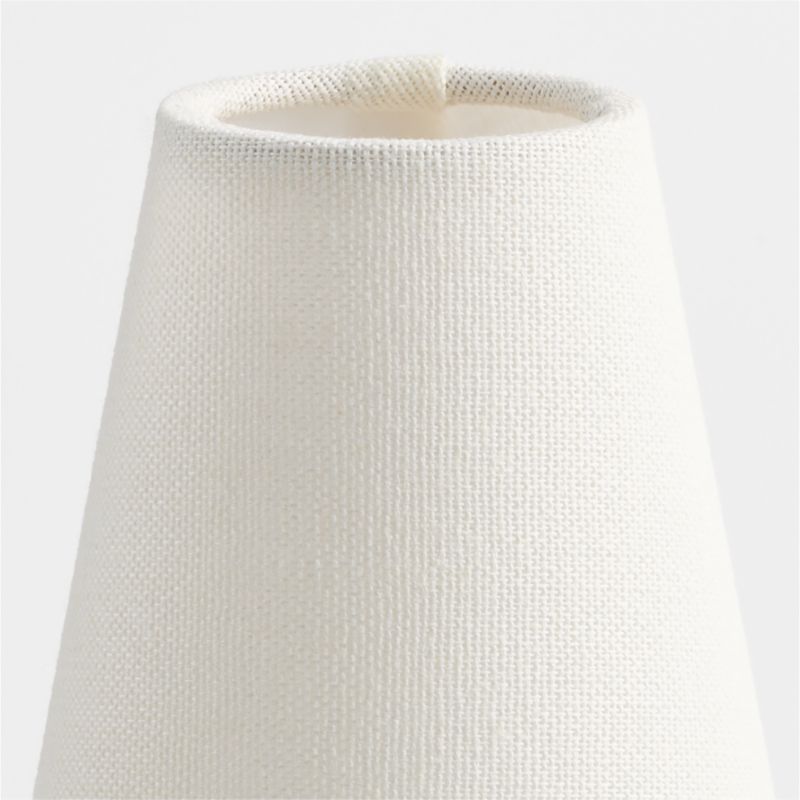 Everton White Linen Wall Sconce Shades Set of 2 - image 3 of 6