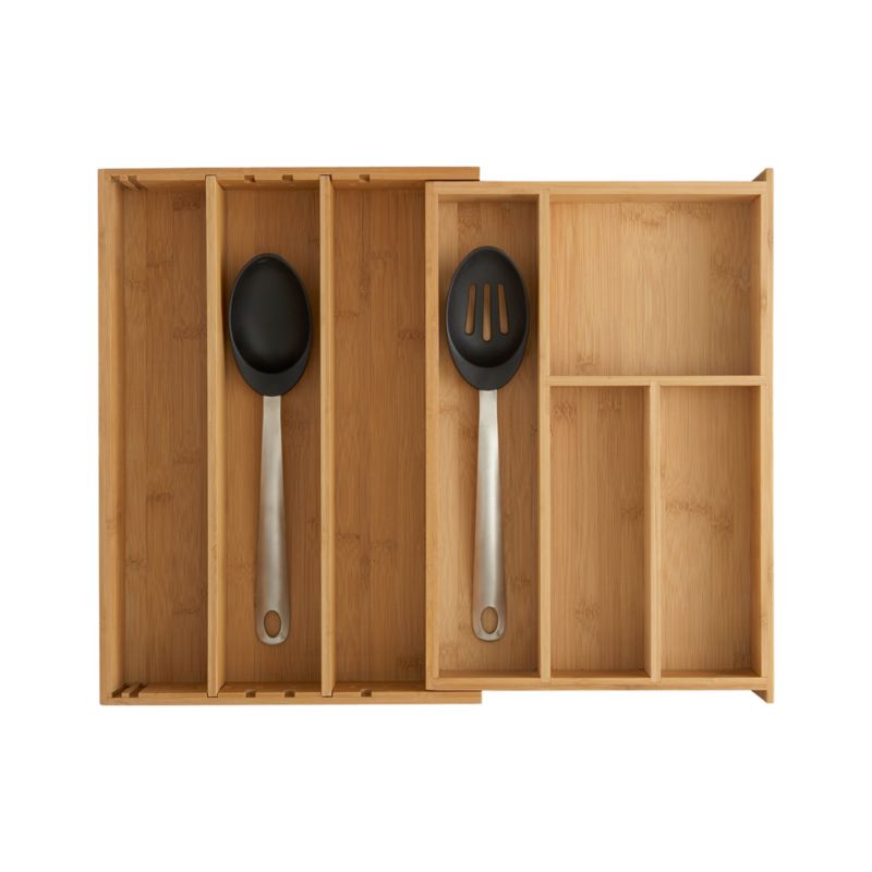 Expandable Bamboo Gadget Tray - image 3 of 4