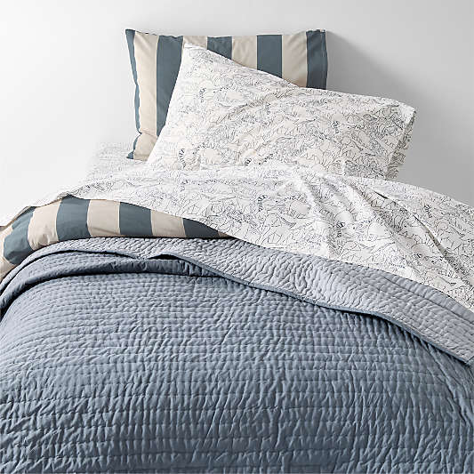 Explorer Animals 100% Organic Cotton Kids Full Sheet Set