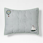 Explorer Adventure Organic Cotton Kids Pillow Sham