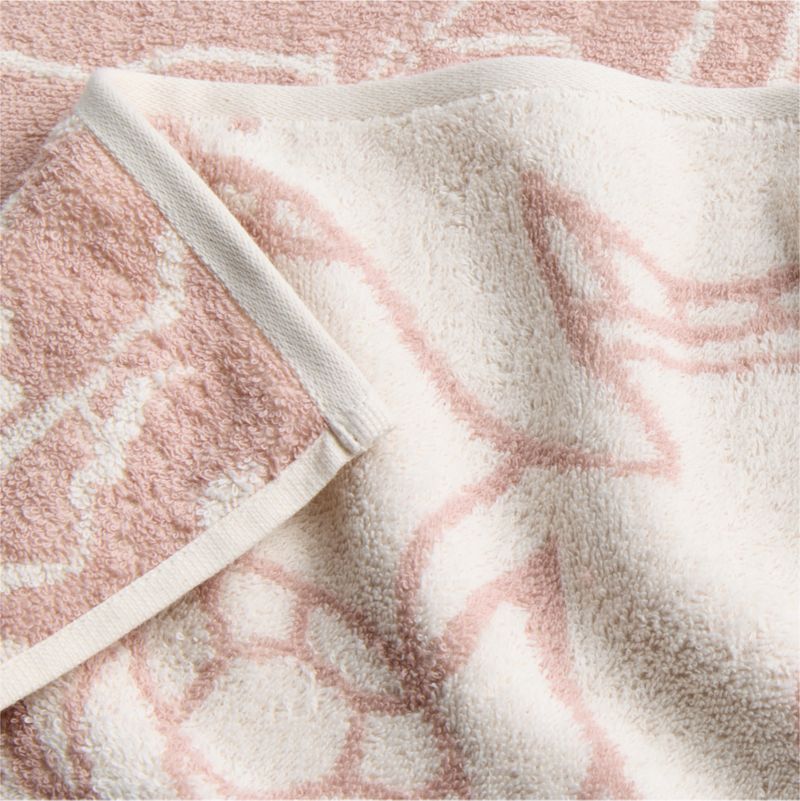 Explorer Dusty Rose Organic Cotton Kids Hand Towel - image 4 of 5
