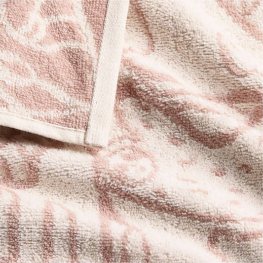 Explorer Dusty Rose Organic Cotton Kids Washcloth