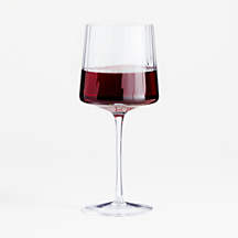 Ezra 12.85-Oz. Optic Red Wine Glass + Reviews | Crate & Barrel