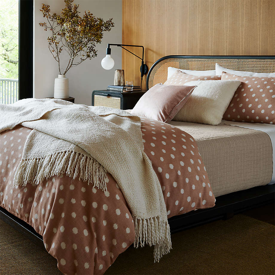 Crate and barrel cane hot sale bed