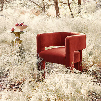 Velvet online tripod chair