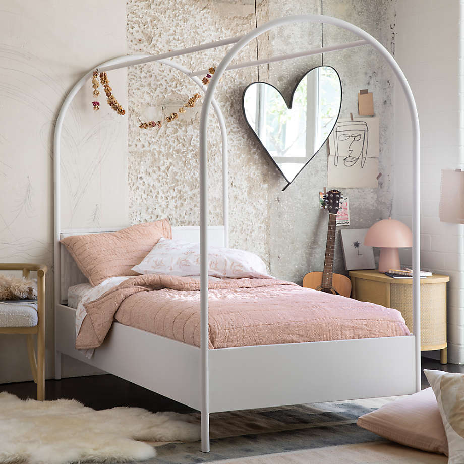 Kids canopy sales bed frame