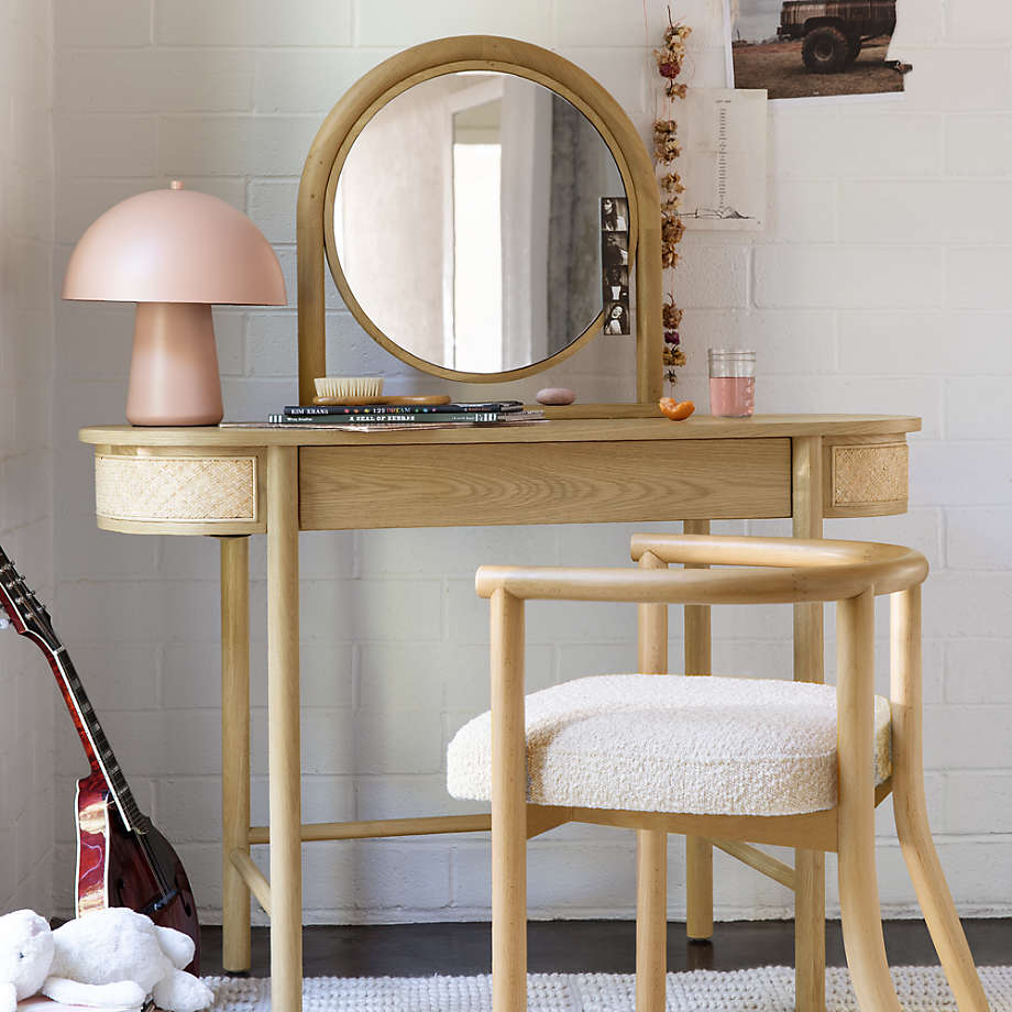 Canyon Natural Wood Frame Kids Desk Mirror by Leanne Ford
