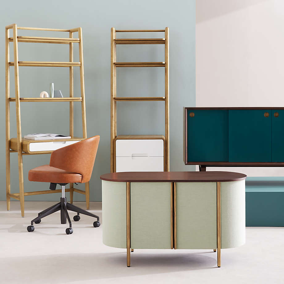 Helsing desk crate and clearance barrel