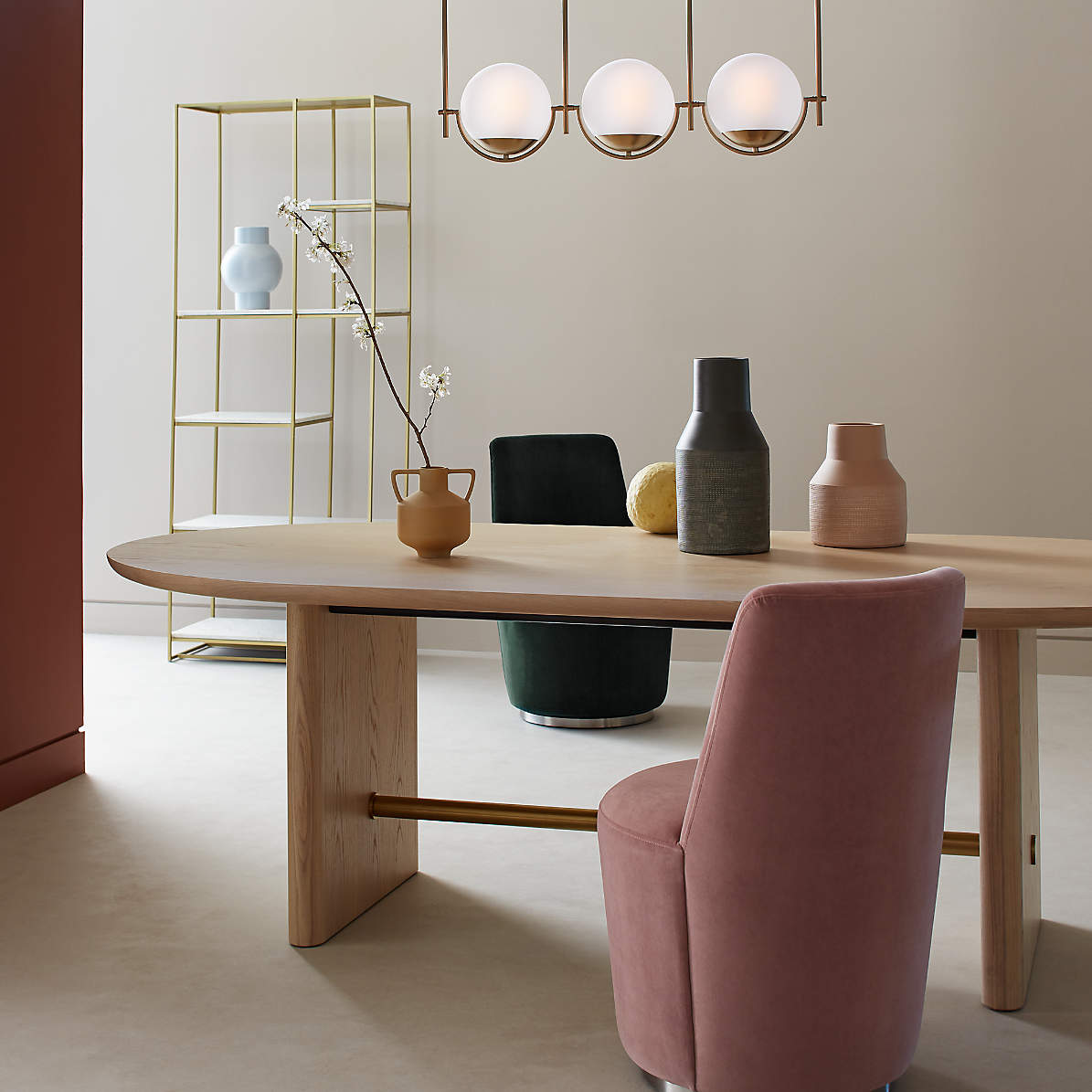Oval dining table crate and barrel new arrivals