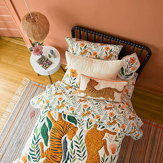 Stay Cool Marrakech Tiger 100% Organic Cotton Kids Queen Sheet Set