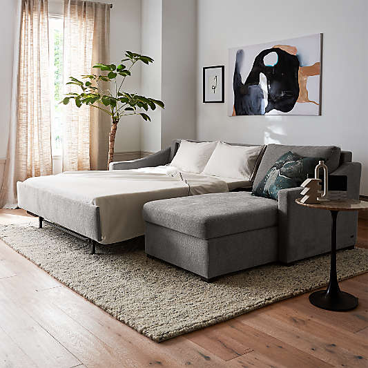 Fuller 2-Piece Queen Sleeper Sectional Sofa with Storage Chaise Lounge