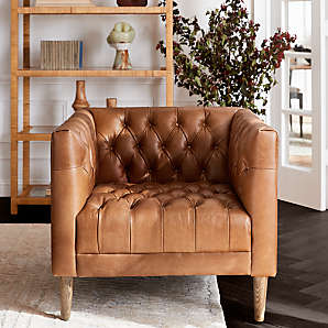 Button tufted accent chair store
