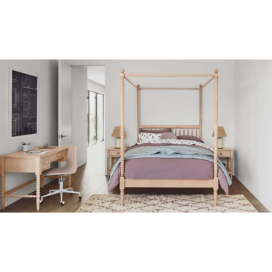Rose gold shop canopy bed