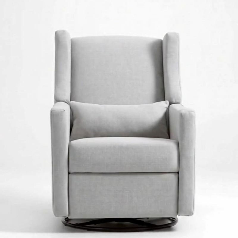 Play Babyletto Kiwi Grey Electronic Swivel Glider Power Recliner Nursery Chair - video 1 of 1