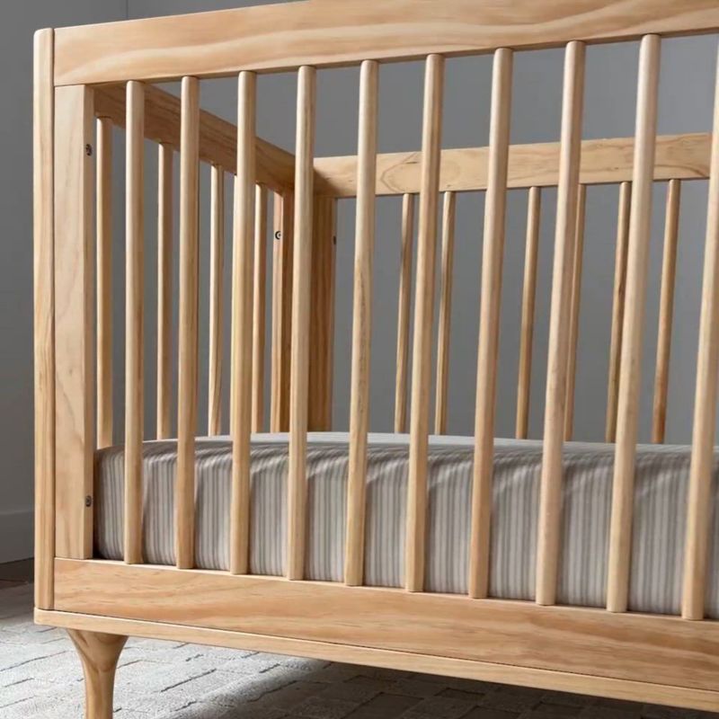 Play Babyletto Lolly Natural Wood 3-in-1 Convertible Crib - video 1 of 1