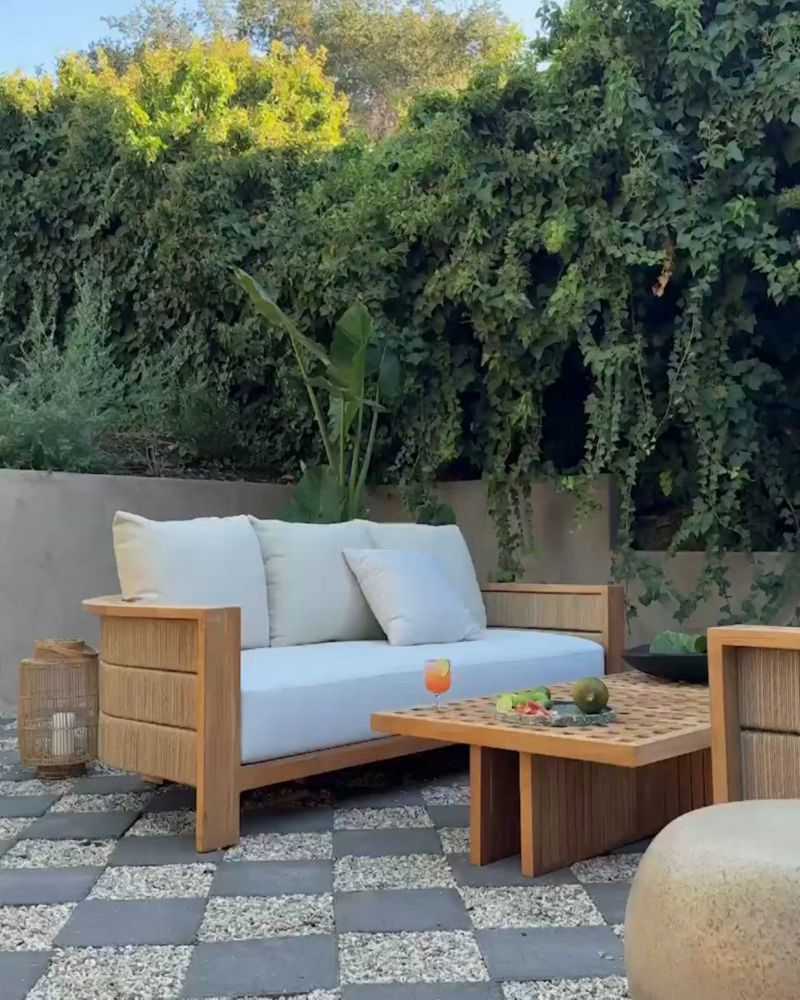 Play Bali 62" Teak Outdoor Coffee Table - video 1 of 1