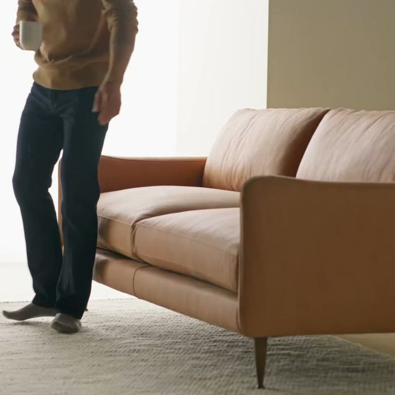 Play Cosgrove 86" Leather Sofa - video 1 of 1
