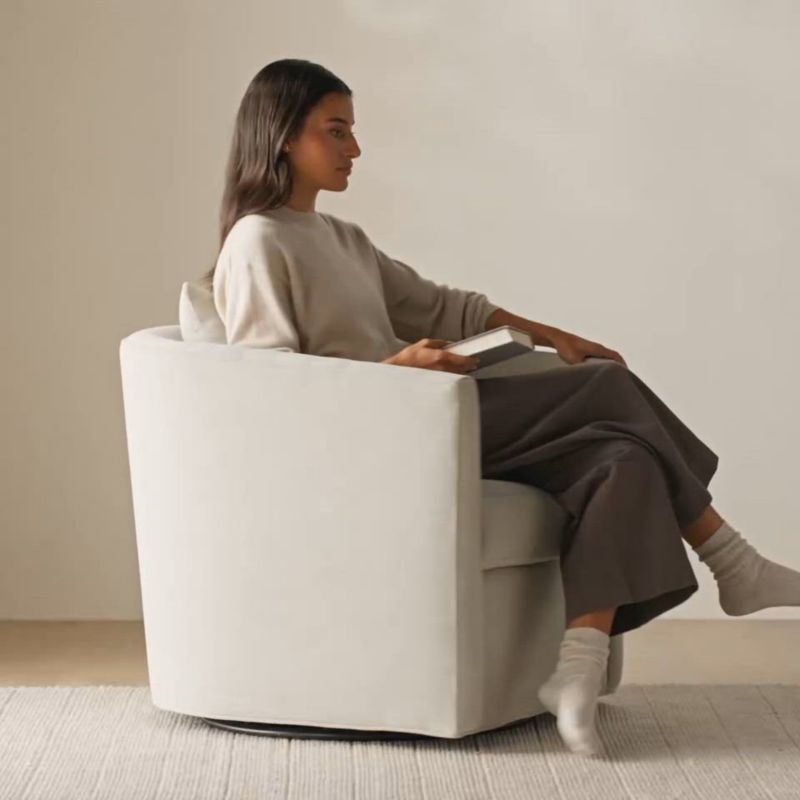 Play Drew Small Swivel Accent Chair - video 3 of 3