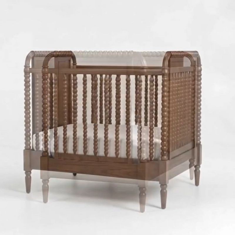 Play Jenny Lind Heirloom Deep Brown Wood Convertible Crib - video 1 of 2