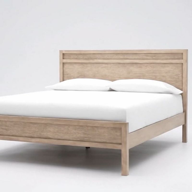 Play Keane Weathered Natural Solid Wood King Bed - video 1 of 1
