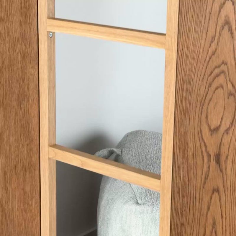 Play Grayson Barley Brown Wood Kids Storage Loft Bed with Built-In Ladder - video 1 of 1