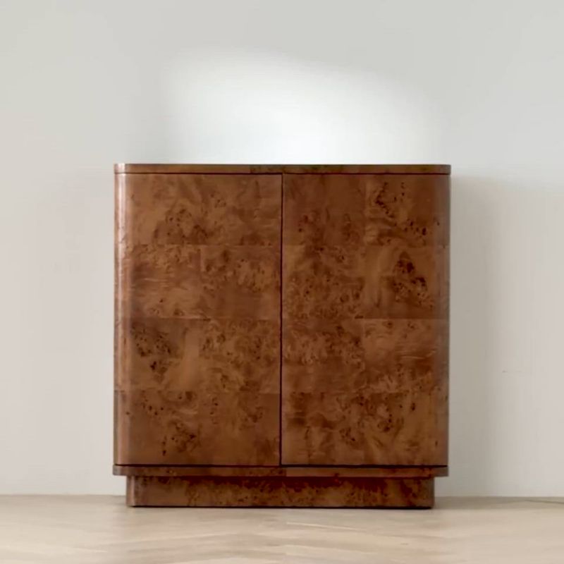 Play Mota 38" Dark Burl Wood Bar Cabinet - video 1 of 1
