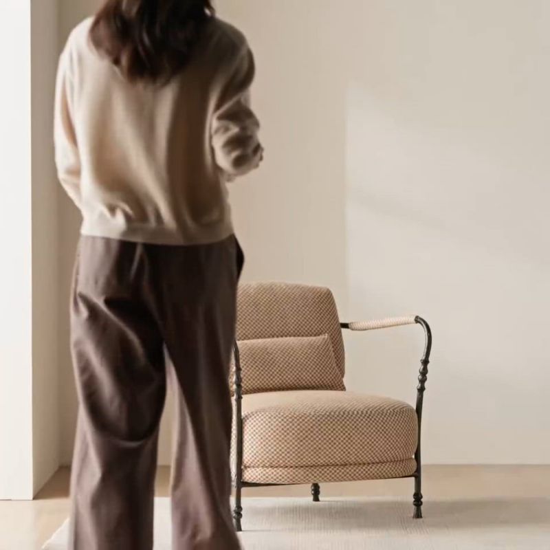 Play Muirfield Sculptural Metal Accent Chair by Jake Arnold - video 1 of 1