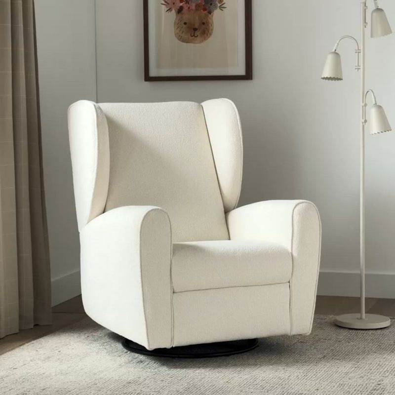 Play Seesaw Cream Electronic Swivel Glider Power Recliner Nursery Chair - video 1 of 2