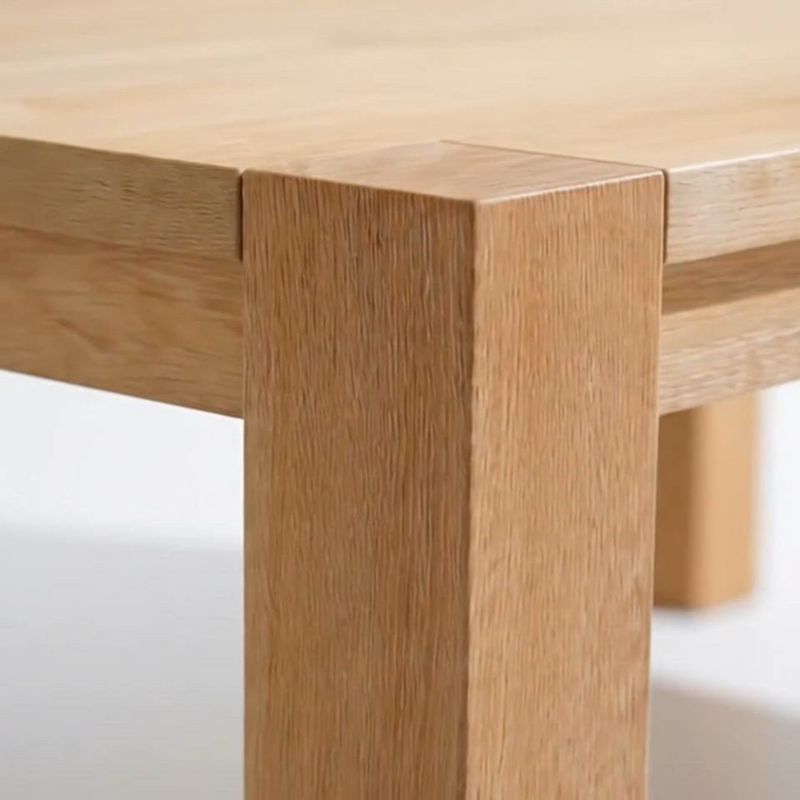 Play Terra 90" Natural White Oak Solid Wood Dining Table - video 1 of 3