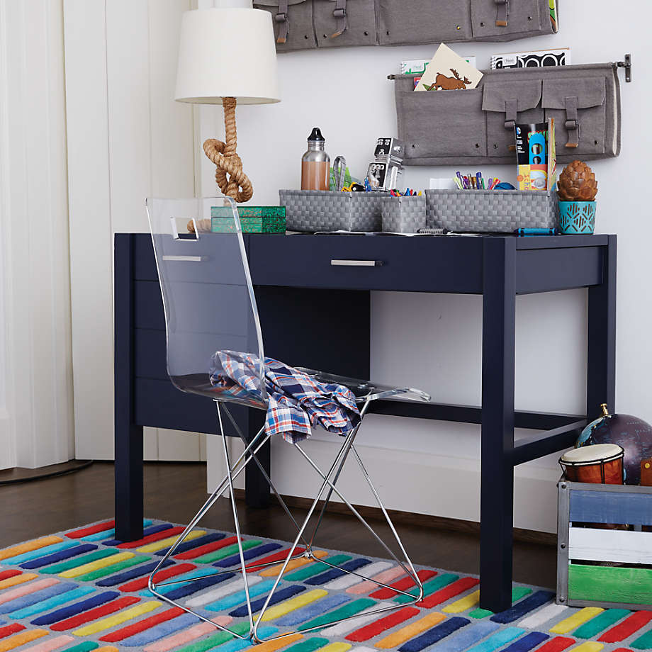 Kids acrylic hotsell desk chair