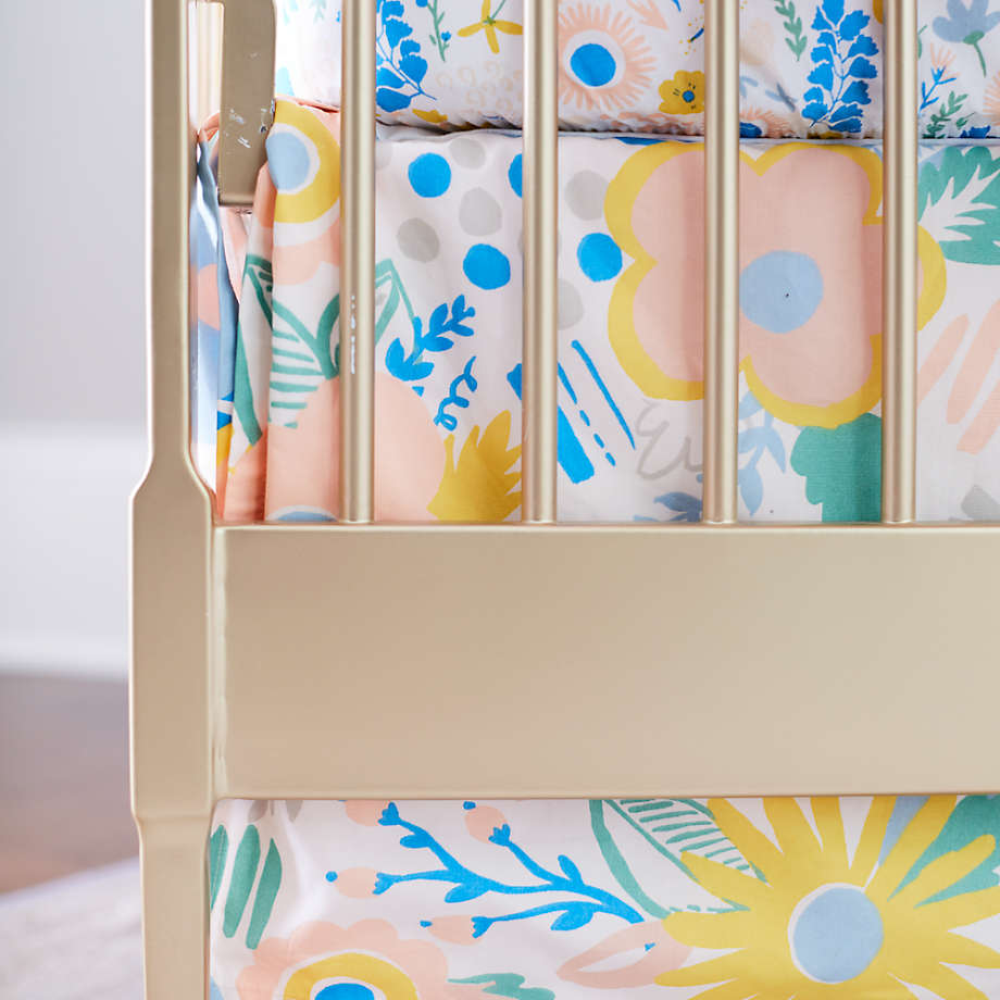 Crate&Barrel Larkin Gold Metal Baby Crib Yorkdale Mall