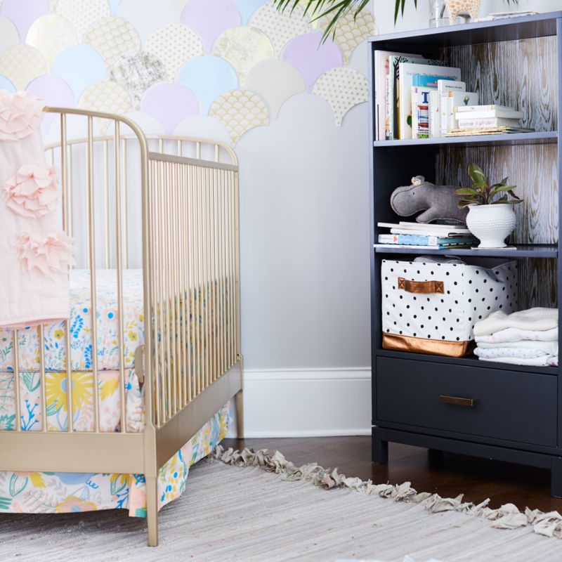 Larkin Gold Metal Baby Crib - image 5 of 17