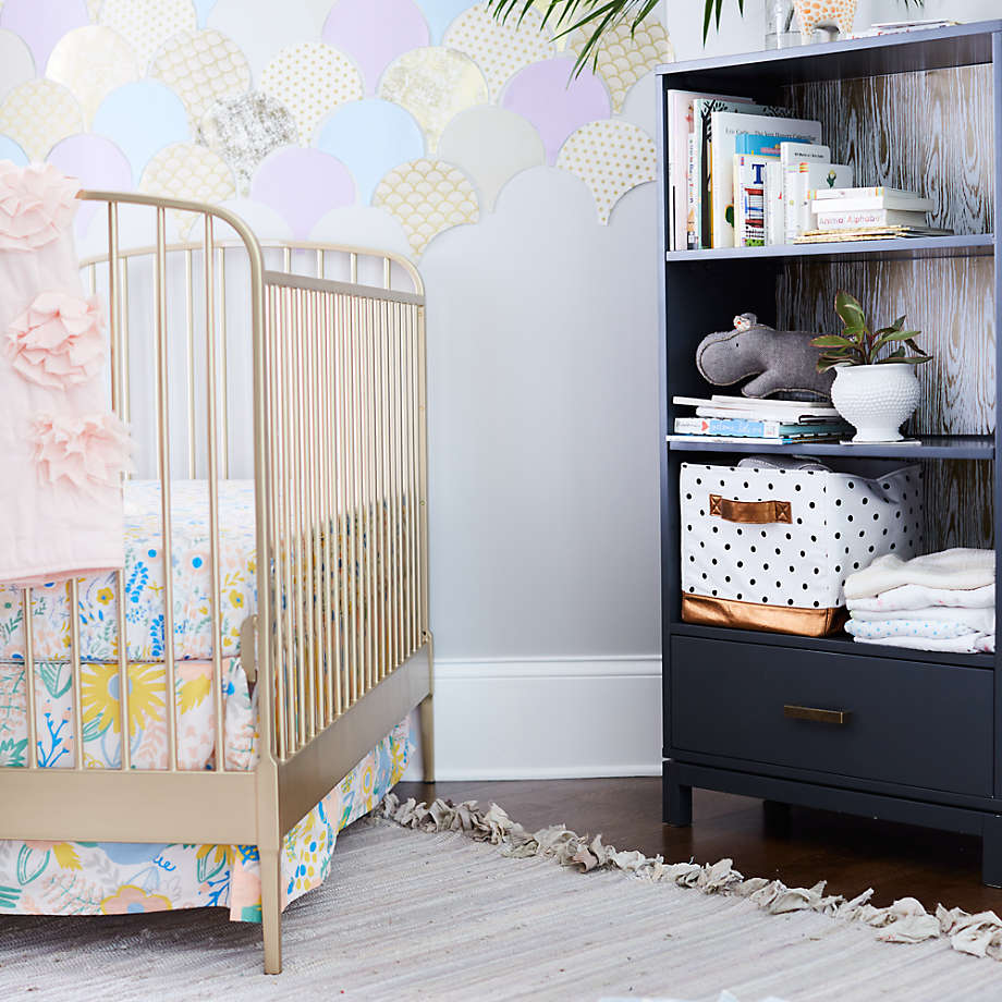 Larkin black deals metal crib