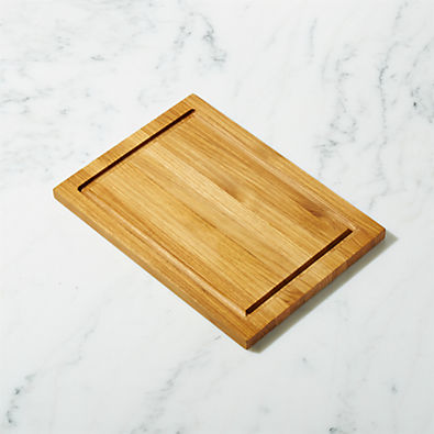 View Reclaimed Teak Small Rectangular Cutting Board with Well details