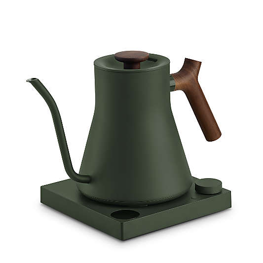 Fellow Stagg EKG Pro Electric Tea Kettle in Woodland with Walnut Accents