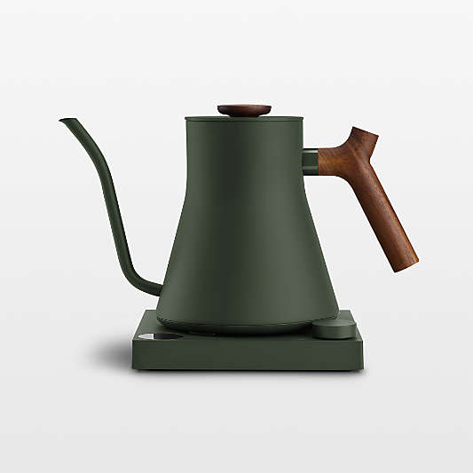 Fellow Stagg EKG Pro Electric Tea Kettle in Woodland with Walnut Accents