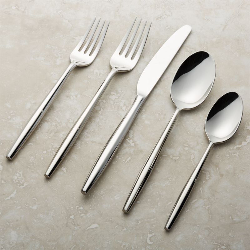 Facet 20-Piece Flatware Set | Crate & Barrel