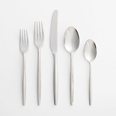 View Facet Mirror 5-Piece Flatware Place Setting details