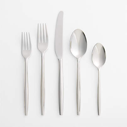 Facet Mirror 20-Piece Flatware Set