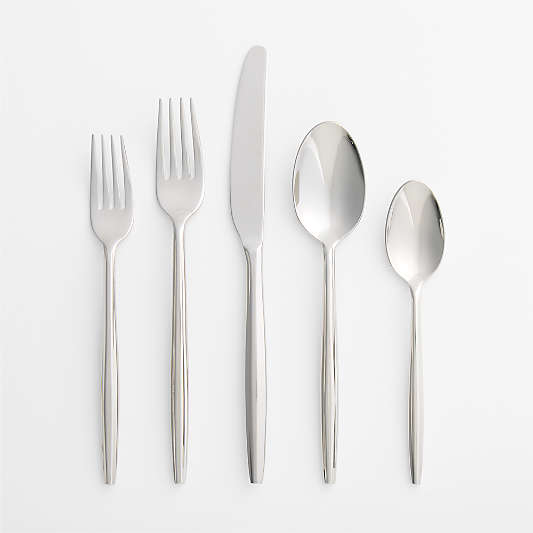 Facet Mirror 5-Piece Flatware Place Setting