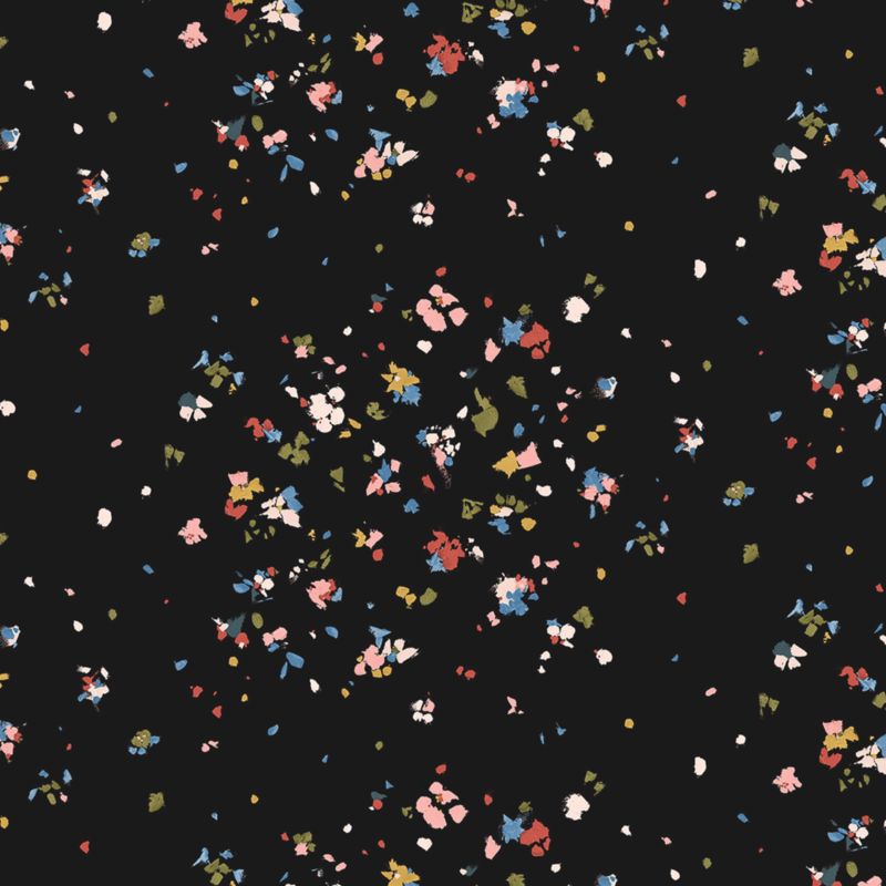 Backdrop Fairfarren Dark Multicolor Wallpaper - image 1 of 4