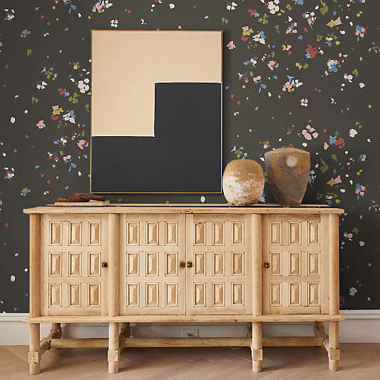 Backdrop Fairfarren Dark Multicolor Wallpaper