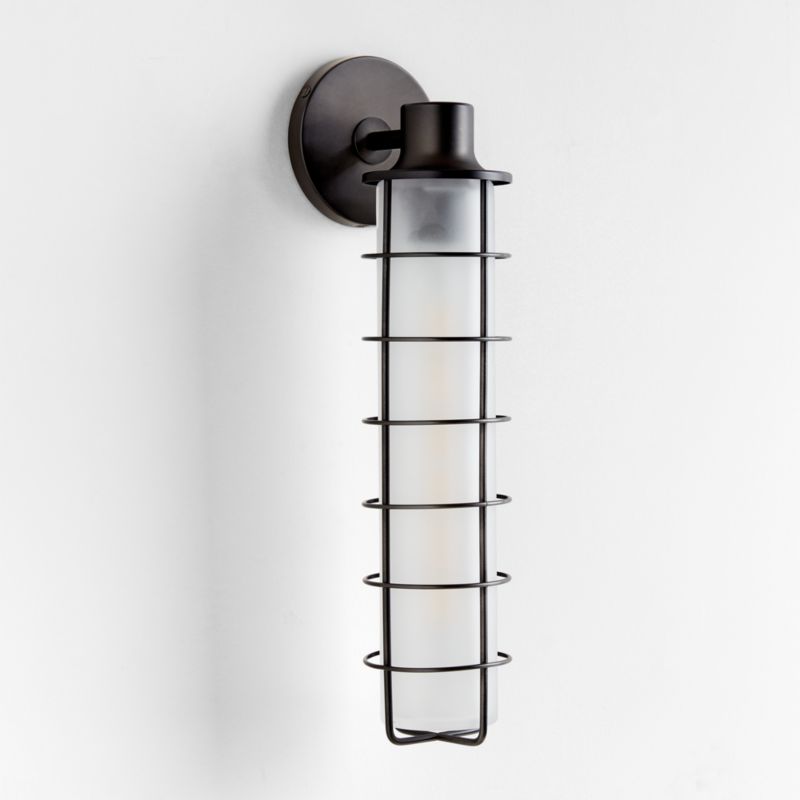 Fairfax Tall Black Metal Indoor/Outdoor Wall Sconce Light - image 5 of 7