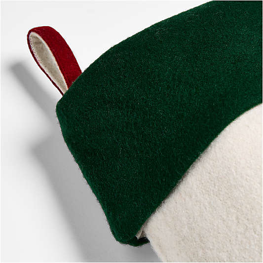 Fair Isle Friends Reindeer Christmas Stocking by Joan Anderson