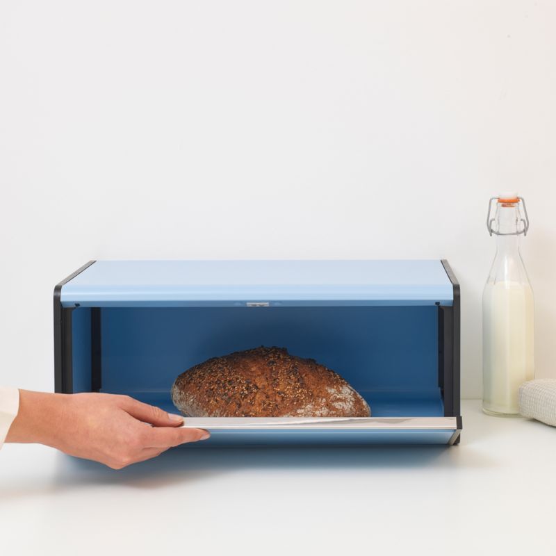 Brabantia Fall Front Bread Box, Dreamy Blue - image 2 of 7