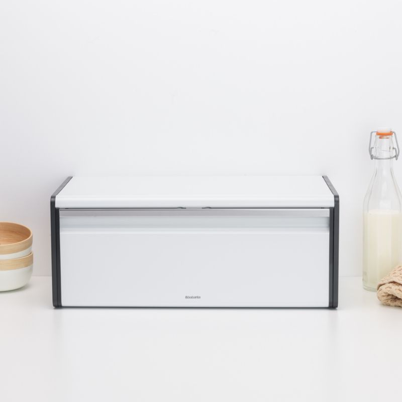 Brabantia Fall Front Bread Box, White - image 3 of 6