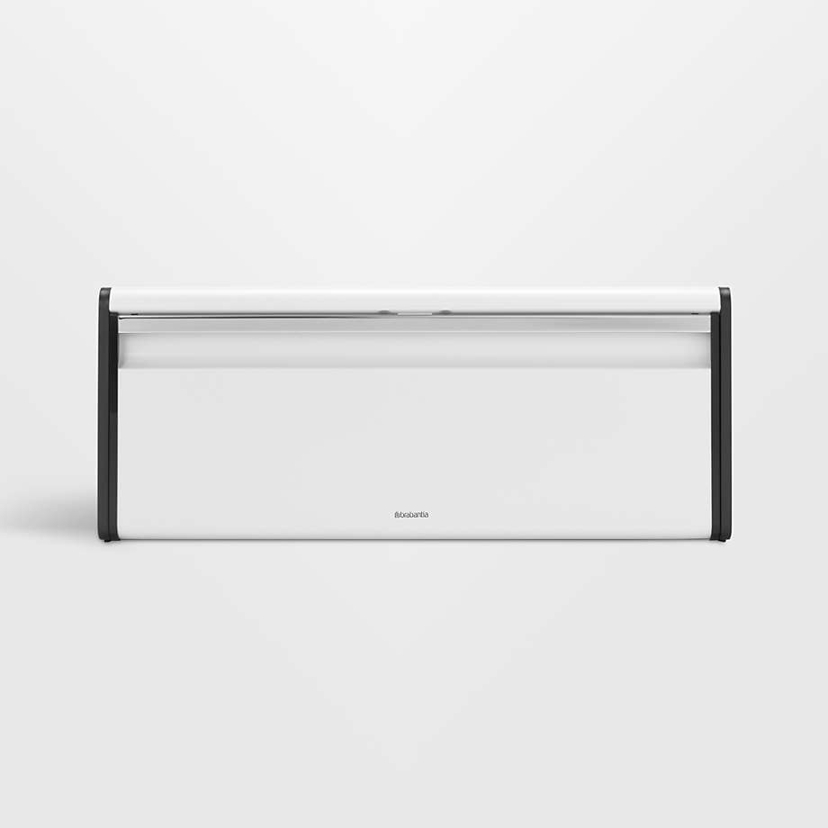 Brabantia White Fall Front Bread Box Crate & Barrel
