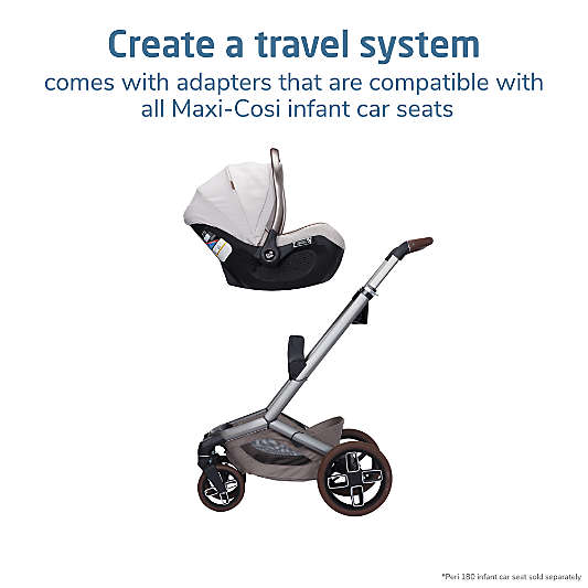 Maxi-Cosi Fame Twillic Truffle Modular Baby Stroller