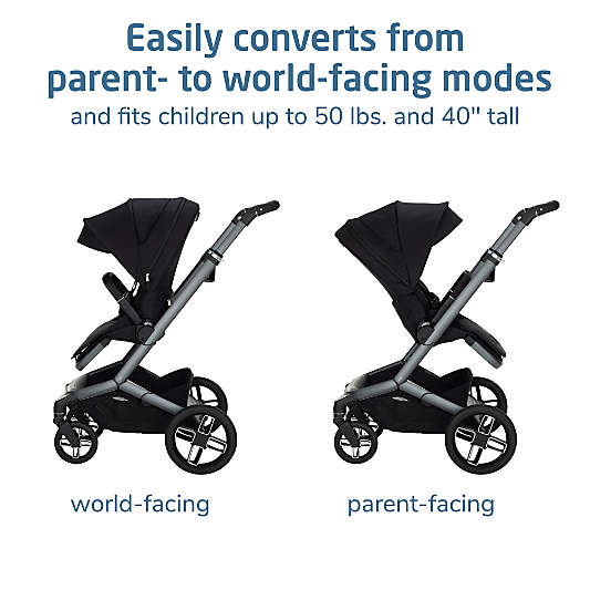 Maxi-Cosi Fame Twillic Black Modular Baby Stroller